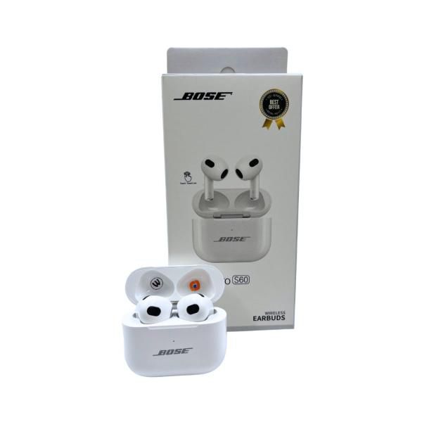 Audifonos manos libres Bluetooth S60 blanco