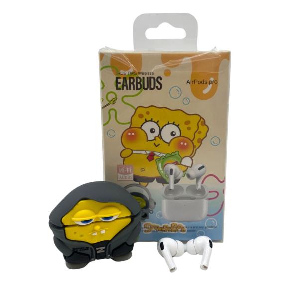 Audifonos manos libres Bluetooth TWS KT 01 Bob Esponja
