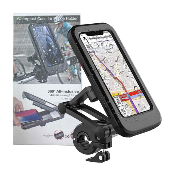 Holder de moto impermeable con prensa