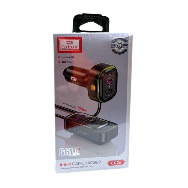 Cargador de carro Earldom ES-CC26