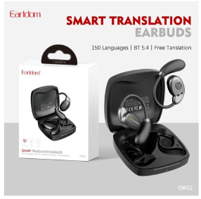 Audífonos Bluetooth con traductor Earldom OWS2