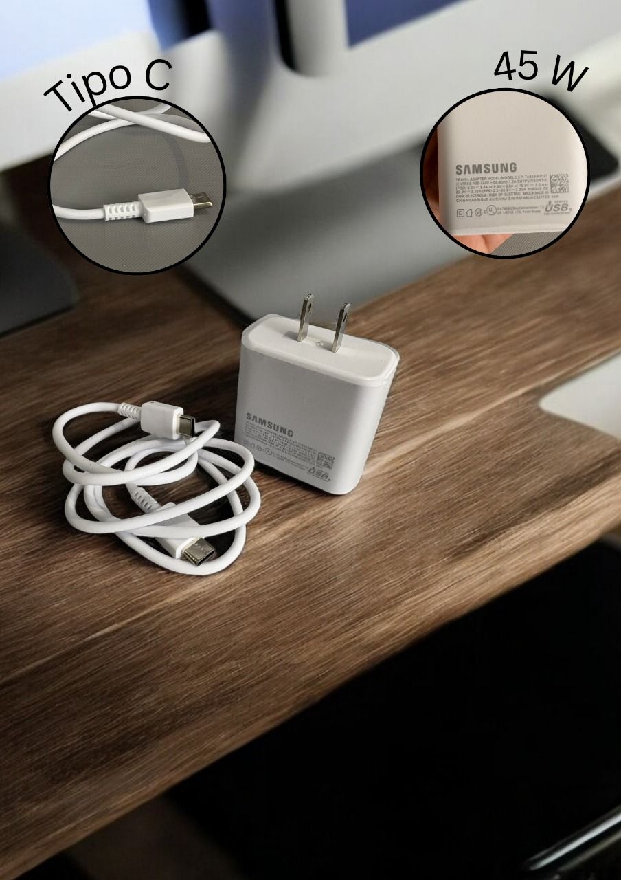 Adaptador Samsung 45W Carga Rápida