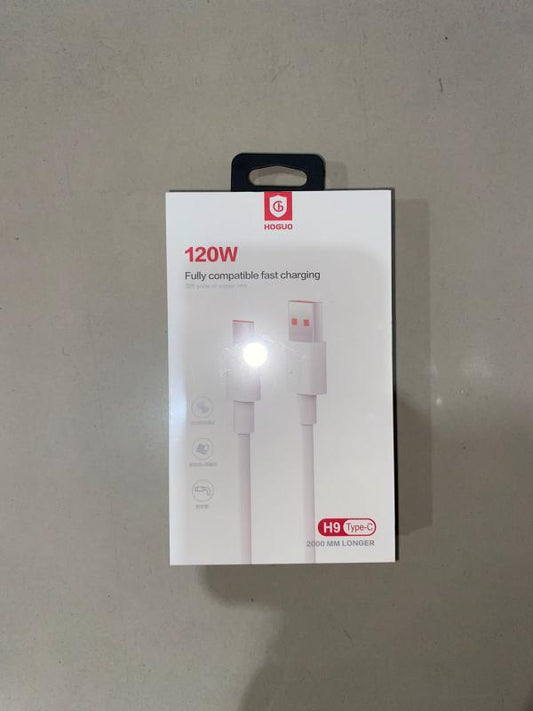 Cables TIPO-C USB H9 2MTS 120W