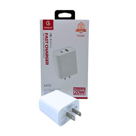 Cargador cubo casa Hoguo M05 QC3.0+PD 20W