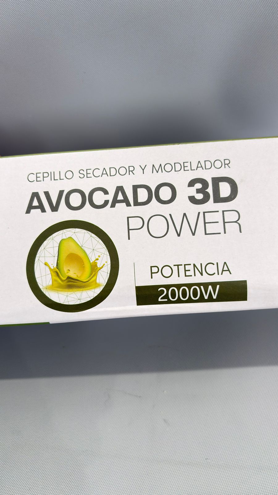Cepillo cabeza de aluminio aguacate & keratina