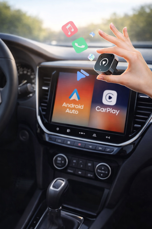 Adaptador Inalámbrico CarPlay & Android Auto