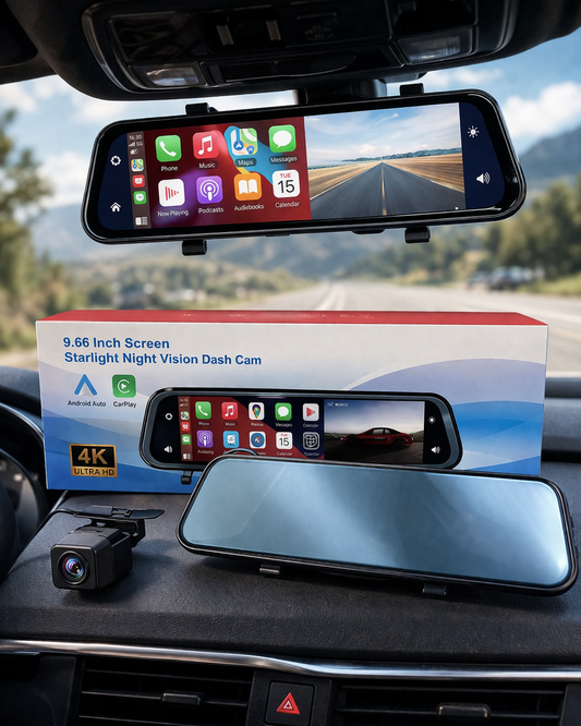 Dashcam con Android Auto / CarPlay 4K