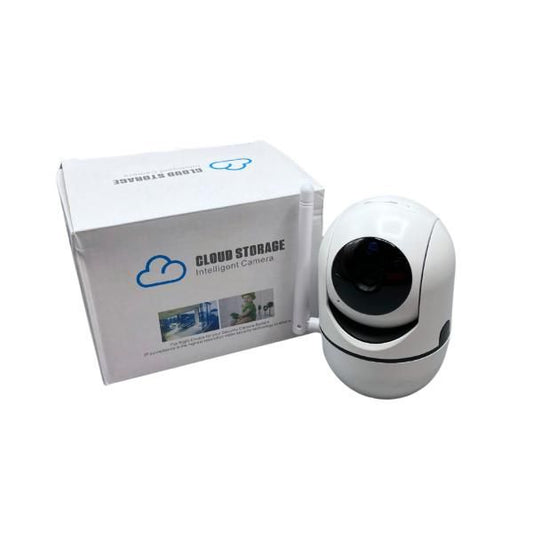 Camaras de vigilancia con base giratoria de antena conexion 5V blanco