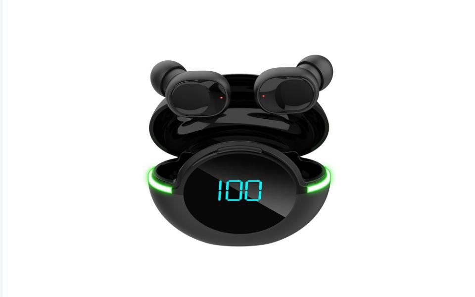 Audifonos manos libres Bluetooth TWS airpods inpods Y80 color negro