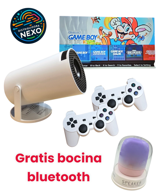 Proyector HY300 con juegos retro