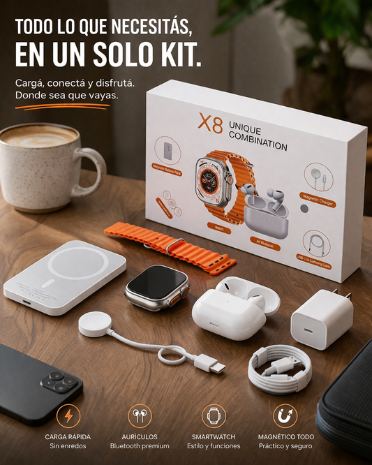 Smartwatch X8 Combo
