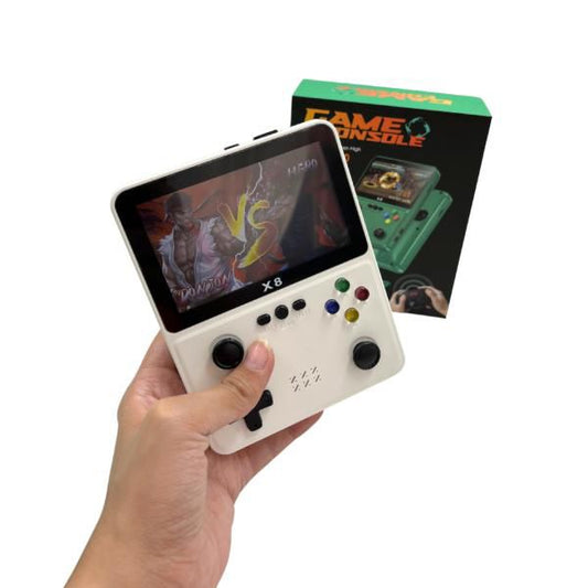 Consola video juegos retro X8 blanco