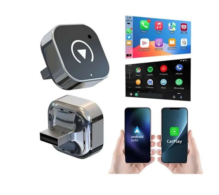 Adaptador Inalámbrico CarPlay & Android Auto