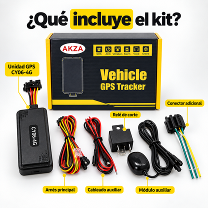 Contenido del kit GPS Tracker AKZA CY06-4G