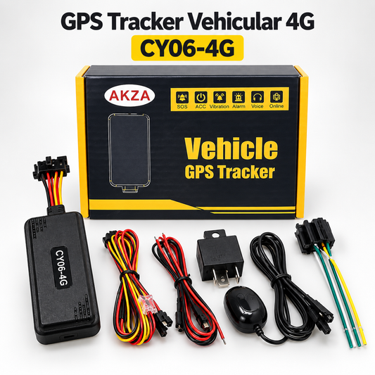 GPS Tracker Vehicular 4G AKZA CY06-4G con accesorios